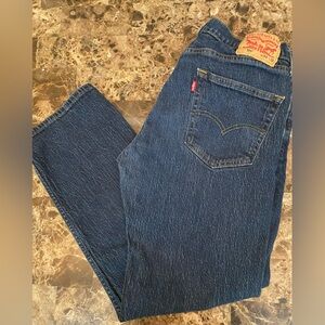 Levi's Men's Dark Blue Relaxed Jeans